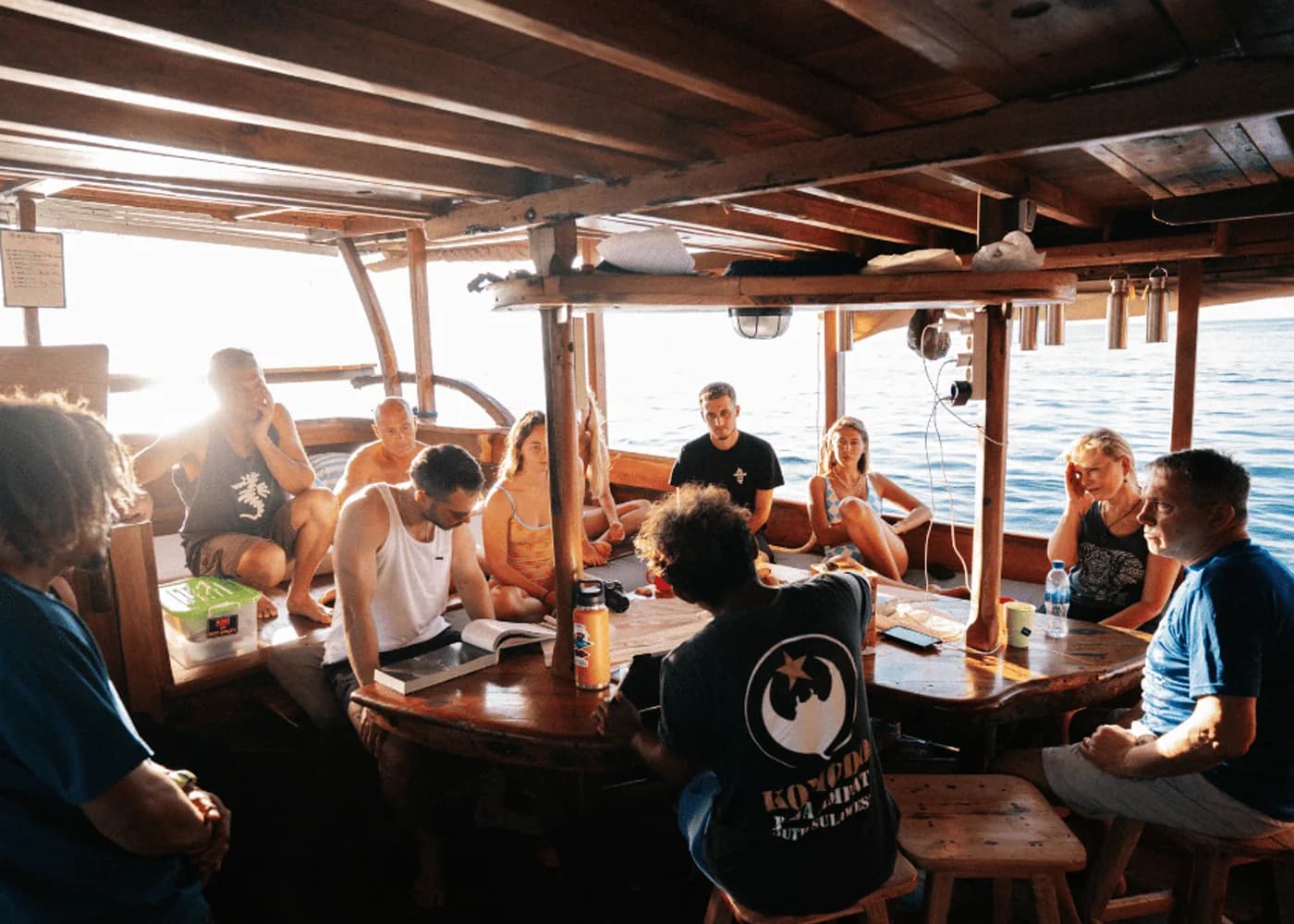 Bajak dive briefing area