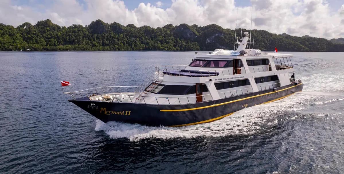 Mermaid II liveaboard underway