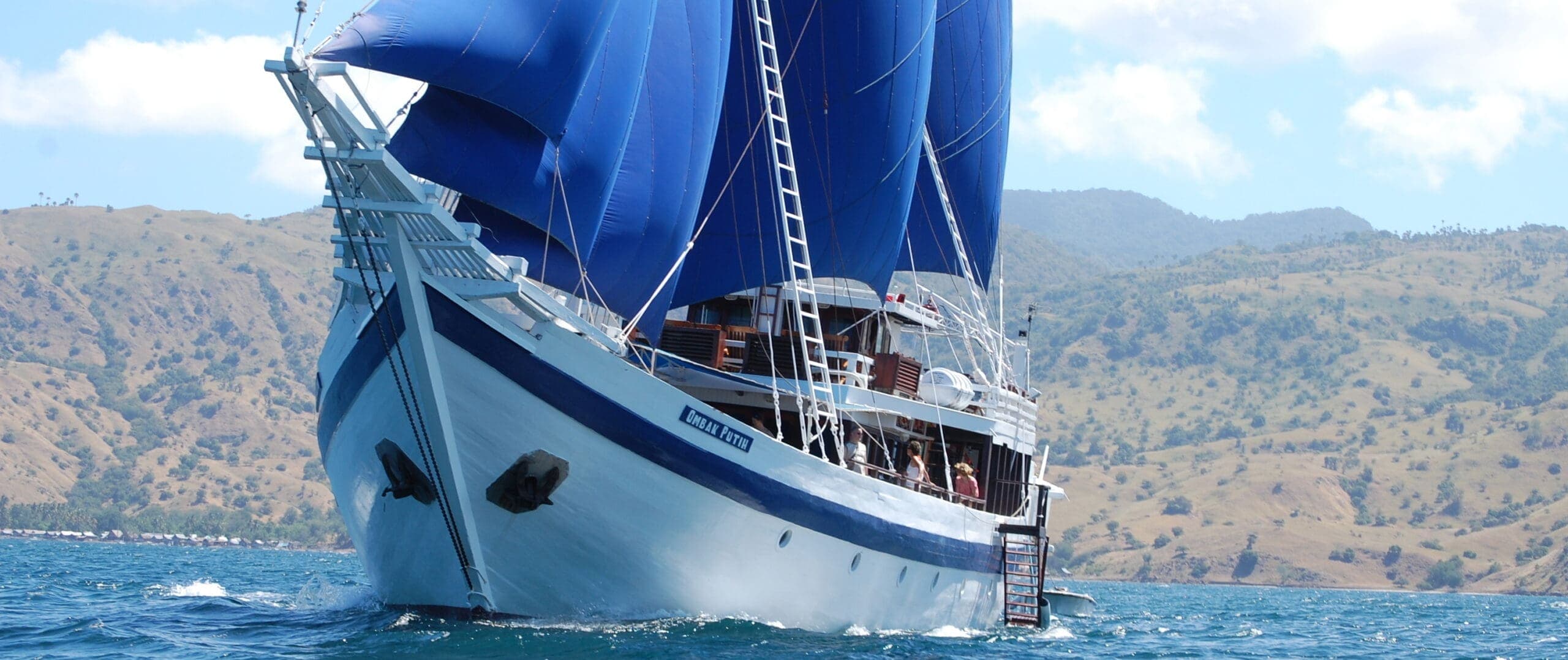 Under sail