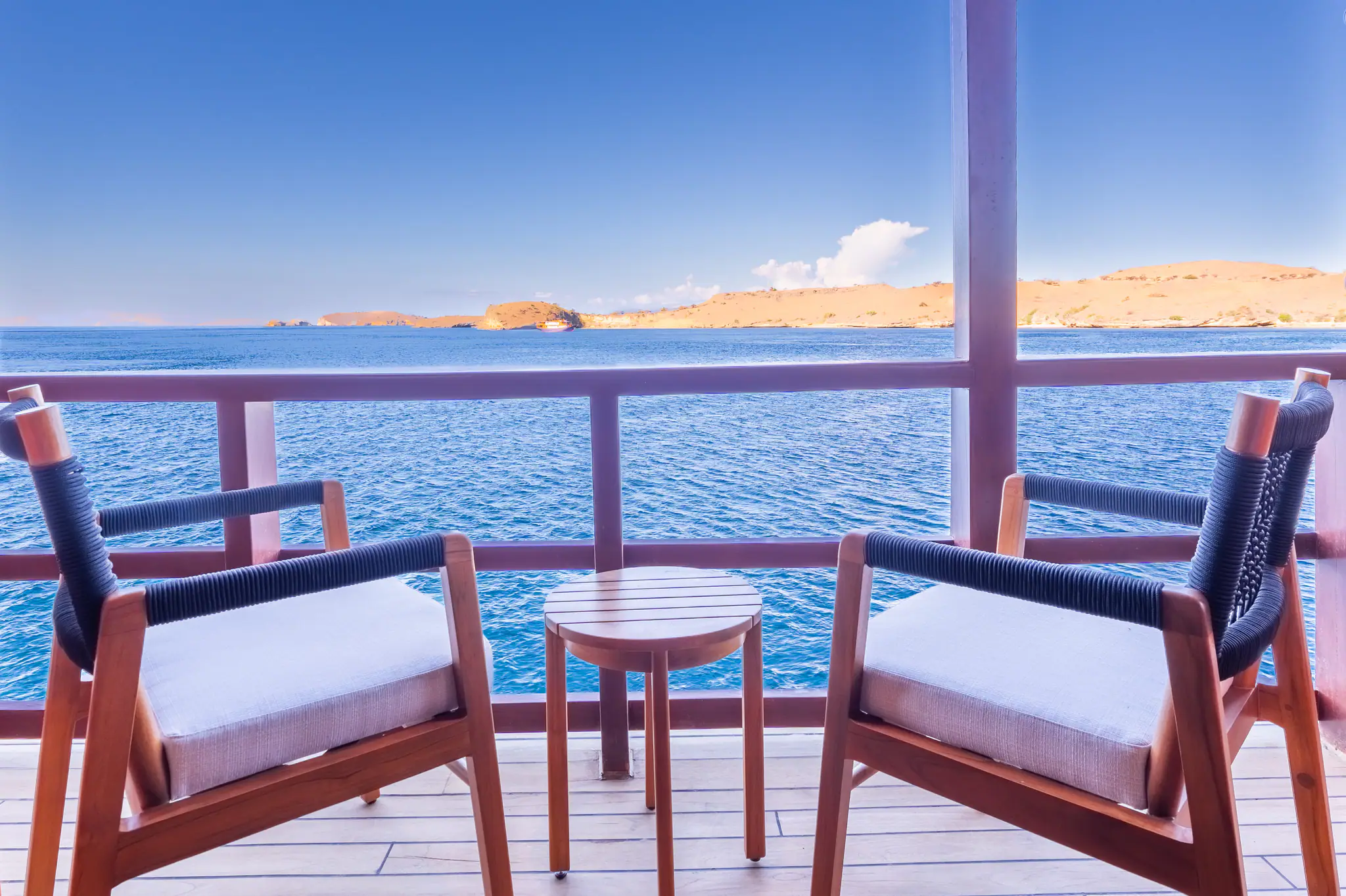 Deluxe cabin view